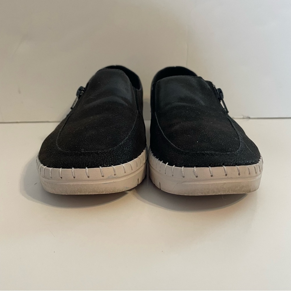 Easy Street Womens Bowen Faux Suede Slip-On Loafers Black Casual Size 7.5 - Picture 5 of 12
